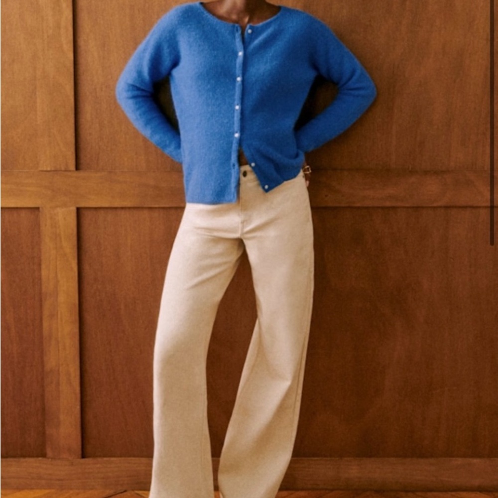 Sezane Blue Cardigan